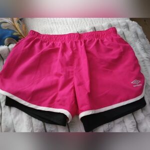 Umbro & Danskin athletic shorts, Med. Like new. Price is for both